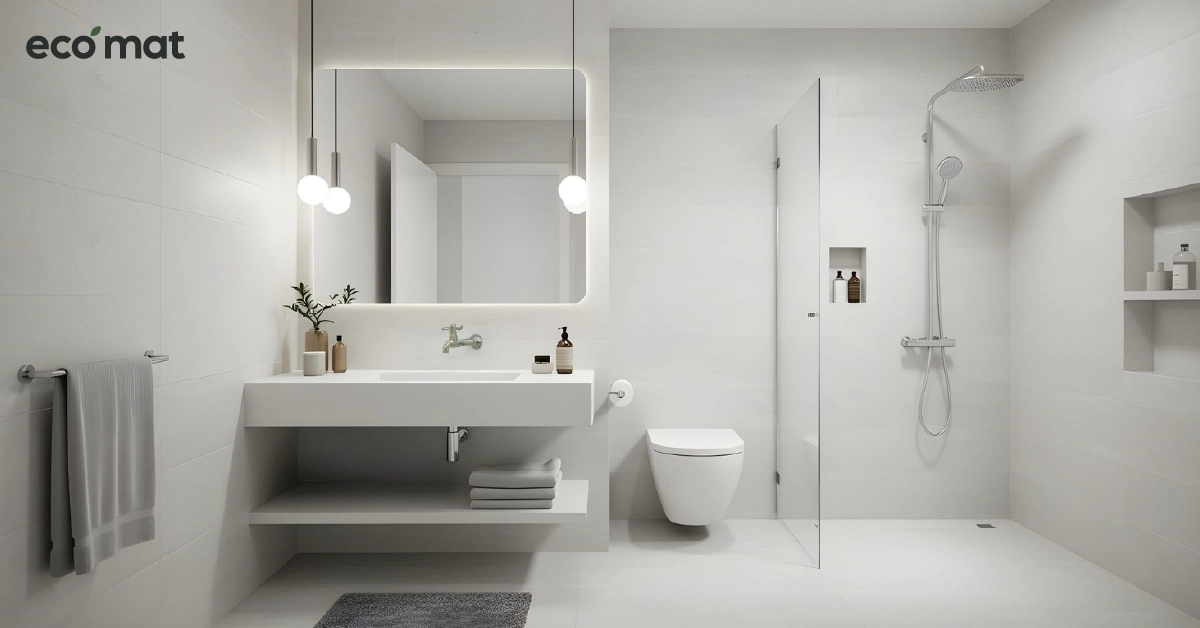 เลือกแบบห้องน้ำเรียบๆ อย่างไร ให้ใช้งานได้จริงและลงตัวกับทุกดีไซน์